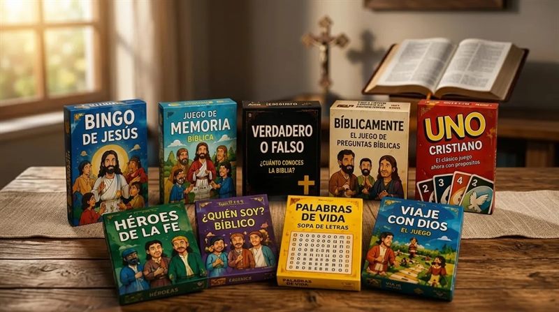 30 Juegos Bíblicos de Mesa y de Cartas: la alternativa a la pantalla para toda la familia